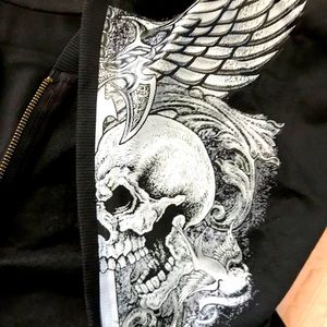 Custom glitzy graphic printed long sleeve sweatshirt printed in Daytona Beach